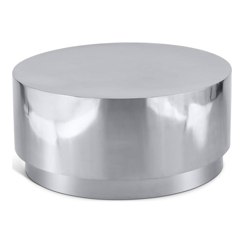 Jazzy Stainless Steel Coffee Table in Silver