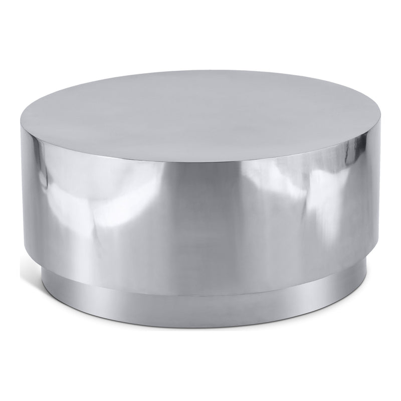 Jazzy Stainless Steel Coffee Table in Silver