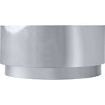 Jazzy Stainless Steel Coffee Table in Silver