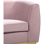 Julian Velvet Upholstered Chair in Pink