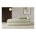 Kennedy Chenille Fabric Upholstered Bench in Mint