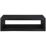 Alma Oak Veneer Coffee Table in Black