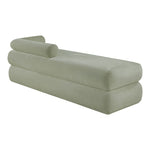 Kennedy Chenille Fabric Upholstered Bench in Mint