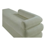 Kennedy Chenille Fabric Upholstered Bench in Mint
