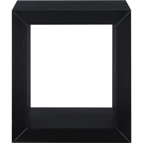 Alma Oak Veneer End / Side Table in Black