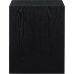 Alma Oak Veneer End / Side Table in Black