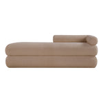 Kennedy Teddy Fabric Upholstered Bench in Beige
