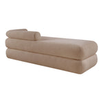 Kennedy Teddy Fabric Upholstered Bench in Beige