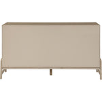 Kaya Oak Veneer And Vegan Leather Handle Dresser in Natural