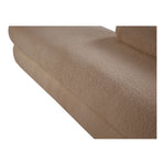 Kennedy Teddy Fabric Upholstered Bench in Beige