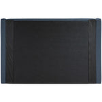 Kendall Linen Textured Fabric Upholstered King Bed in Navy