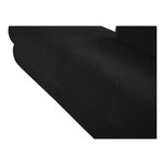 Kennedy Teddy Fabric Upholstered Bench in Black