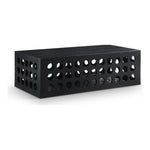 Kinsley Oak Veneer Coffee Table in Black