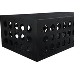 Kinsley Oak Veneer Coffee Table in Black
