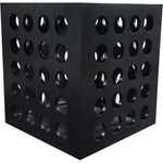 Kinsley Oak Veneer End / Side Table in Black