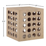 Kinsley Oak Veneer End / Side Table in Natural