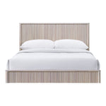 Kivo Solid Wood King Bed in Natural