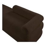 Kennedy Teddy Fabric Upholstered Bench in Brown
