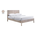 Kivo Solid Wood King Bed in Natural
