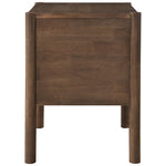 Kivo Solid Wood Nightstand in Walnut