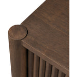 Kivo Solid Wood Nightstand in Walnut