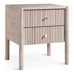 Kivo Solid Wood Nightstand in Natural