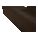 Kennedy Teddy Fabric Upholstered Bench in Brown
