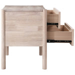 Kivo Solid Wood Nightstand in Natural