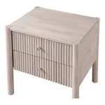 Kivo Solid Wood Nightstand in Natural