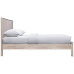 Kivo Solid Wood Queen Bed in Natural