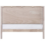 Kivo Solid Wood Queen Bed in Natural