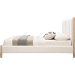 Kona Fabric Upholstered King Bed in Cream