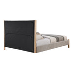 Kona Fabric Upholstered King Bed in Grey