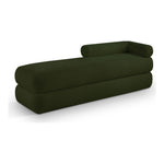Kennedy Teddy Fabric Upholstered Bench in Green