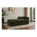 Kennedy Teddy Fabric Upholstered Bench in Green
