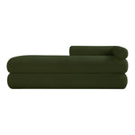 Kennedy Teddy Fabric Upholstered Bench in Green