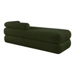 Kennedy Teddy Fabric Upholstered Bench in Green