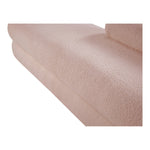 Kennedy Teddy Fabric Upholstered Bench in Pink