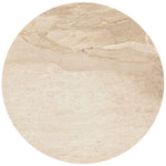 Liona 42" Marble And Mango Wood Dining Table in Beige
