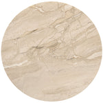 Liona Marble And Mango Wood End Table in Beige
