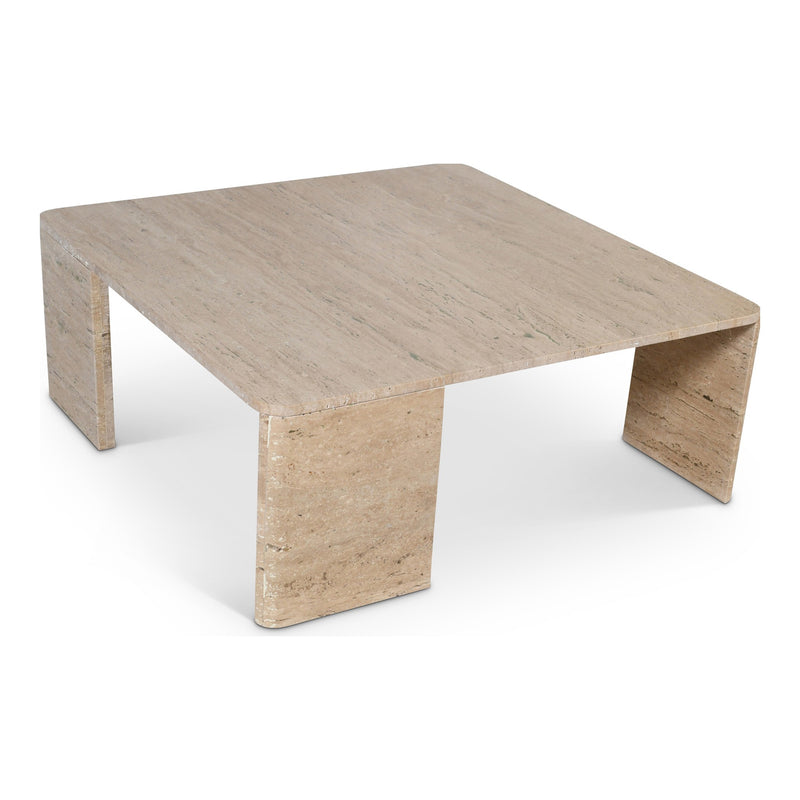 Livorno Travertine Coffee Table in Natural