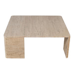 Livorno Travertine Coffee Table in Natural