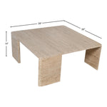 Livorno Travertine Coffee Table in Natural