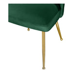 Logan Velvet Upholstered Dining Chair in Green