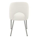 Logan Vegan Leather Upholstered Dining Chair in Cream