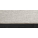 Logan Linen Textured Fabric Upholstered King Bed in Beige