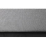 Logan Linen Textured Fabric Upholstered Queen Bed in Grey