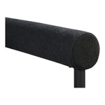 Louie Boucle Fabric Upholstered Dining Chair in Black