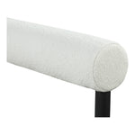 Louie Boucle Fabric Upholstered Dining Chair in Cream