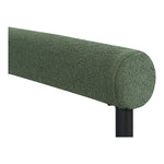 Louie Boucle Fabric Upholstered Dining Chair in Green